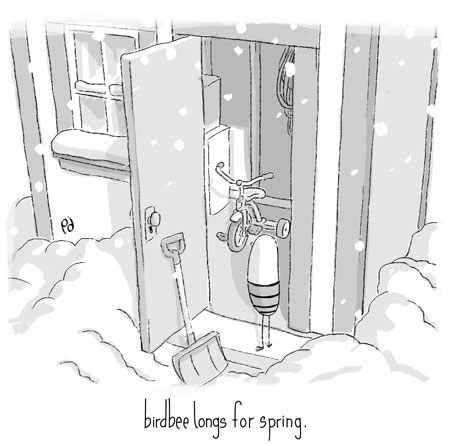 birdbee longs for spring.